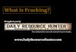 What is Fracking?