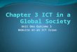 Chapter 3 issues with ict