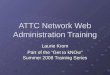 Network Web Site Regional Admin Training ppt
