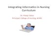 Integrating informatics in nursing curriculum