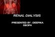 Renal dialysis