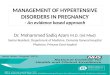 Management of hypertensive disorders in pregnancy