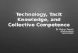 Technology, Tacit Knowledge and Collective Competence