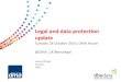 Legal and data protection update