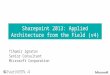 Ms net work-sharepoint 2013-applied architecture from the field v4