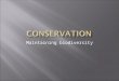 Conservation 1