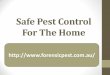 Safe pest control for the home ppt