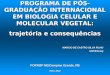 Programa de Pós-graduação Internacional em Biologia Celular e Molecular Vegetal: trajetória e consequências