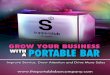 Grow Your Business with a Portable Bar Improve Service, Draw Attention, and Drive More Sales
