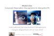 Masterclass Interactive PR & Corporate Reputation Management