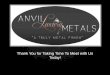 Anvil Luxury Metals Product knowledge