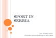 Sport in serbia