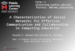 A Characterization of Social Networks for Effective Communication and Collaboration in Computing Education