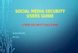 Phi 235 social media security users guide presentation