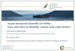 Socio-economic assessment of marine protected areas (MPAs) - the How and the Why