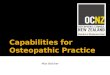 2013 Osteopathic Capabilities Domain 6 COMPLIANCE OCNZ @OsteoRegulation