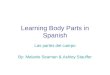 Learning Body Parts In Spanish