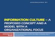 INFORMATION CULTURE – A MODEL WITH A ORGANIZATIONAL FOCUS