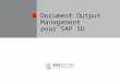 SAP SD Génération et distribution de dossiers de Vente