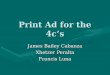 Print Ad for the 4c’s