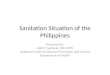 Sanitation Situation of the Philippines by Dr. Sudiacal of DOH
