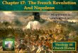 History of the Church Didache Series Chapter 17: the French Revolution and Napoleon
