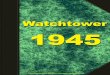 1945 the Watchower Announcing Jehovah's Kingdom