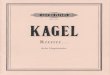Kagel, Mauricio - Rrrrrrr score (organ)
