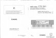 Casio CTK-550 Keyboard Manual