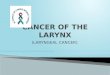 Cancer of the Larynx