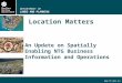 201246 Rudd, Phillip Location Matters - An Update on Spatially Enabling the NT Government