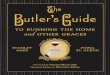 The Butler's Guide to Running the Home and Other Graces by Stanley Ager and Fiona St. Aubyn