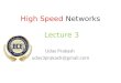 High Speed Networks lecture 3