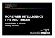 More Web Intelligence More Web Intelligence Tips and Tricks