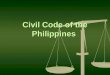 Civil code of the Philippines; Obligation and Contract