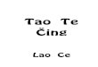 Lao Ce - Tao Te Ching, Knjiga o Apsolutnom Putu