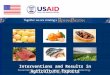 USAID Interventions and Results in Agriculture Exports at Dawn Expo