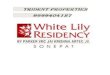 Parker White Lily Residency Low Rise Apartment call -9999404127 # Trident Properties