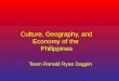 Culture, Economy, Natural Resources, and Geography of the Philippines