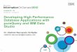 High performance database applications with pure query and ibm data studio.bacvanski