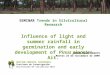 Influence of light and summer rainfall in germination and early development of Pinus pinaster Ait