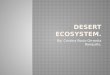 Desert ecosystem ecology