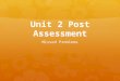 Unit 2 post assessment