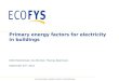 Webinar - Primary energy factors for electricity in buildings