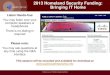 Homeland Security Funding 2013: Bringing IT Home