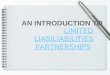Limited Liability Partnerships - An Introduction