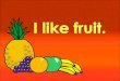 Fruits lesson