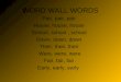 Word wall words-Chris