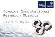 Towards Computational Research Objects