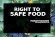 Right to Safe Food